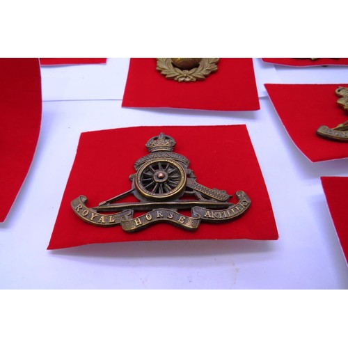 22 - 20 Military cap/Regiment badges