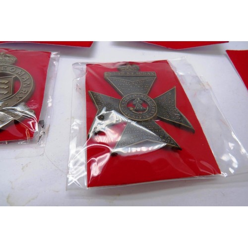 23 - 18 Military cap/Regiment badges