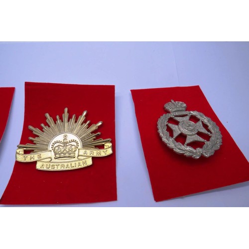 26 - 19 Military cap/Regiment badges