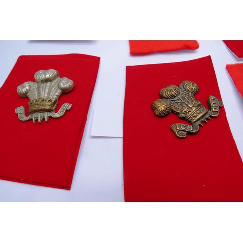 27 - 18 Military cap/Regiment badges