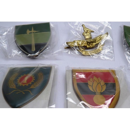 28 - 18 Military cap/Regiment badges