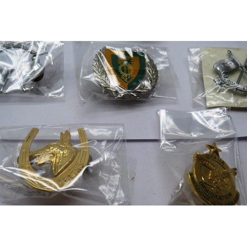 28 - 18 Military cap/Regiment badges