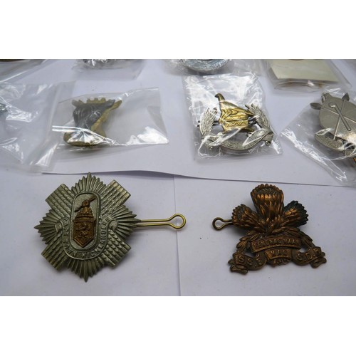 31 - 18 Military cap/Regiment badges