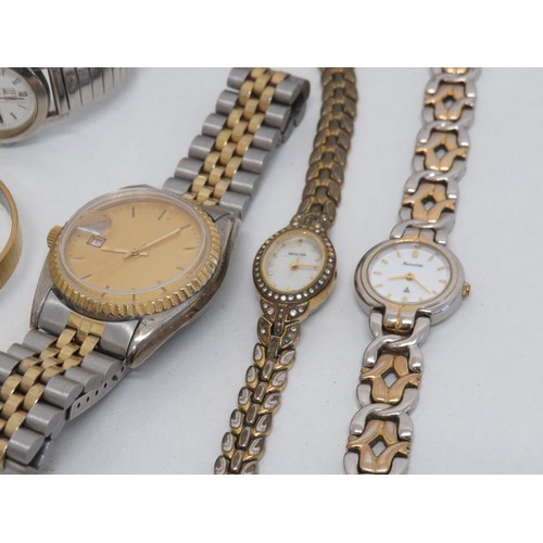 1 - Seventeen assorted ladies and gents watches