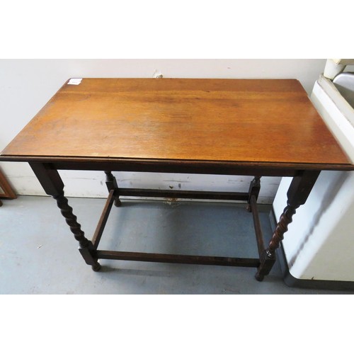 385 - Barley twist rectangular table