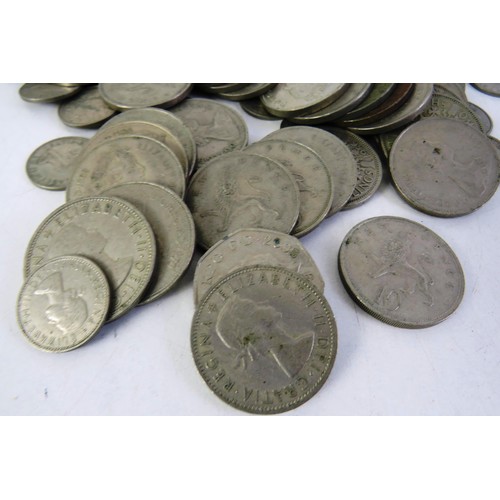 163 - Joblot of old 10p's and pre decimal coinage including large quantity of sixpences