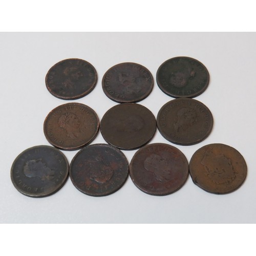 166 - George III ten half penny's 1806 and 1807 in good condition