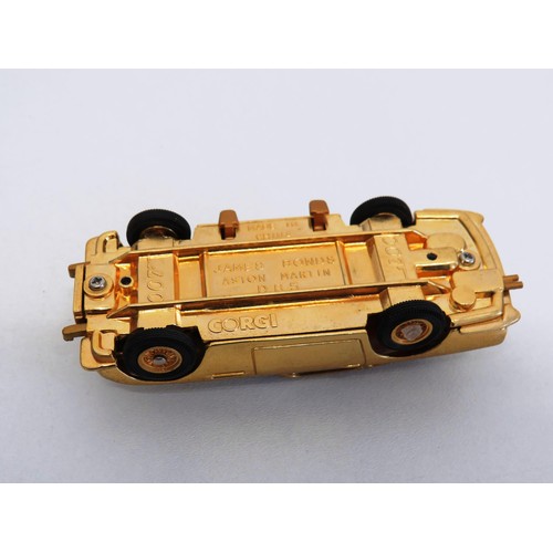 197 - Corgi James Bond's Aston Martin DB5 - Gold Plated