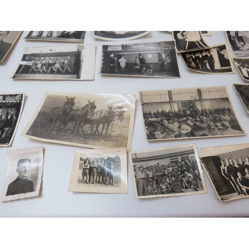 37 - Job lot of old photographs to include military.