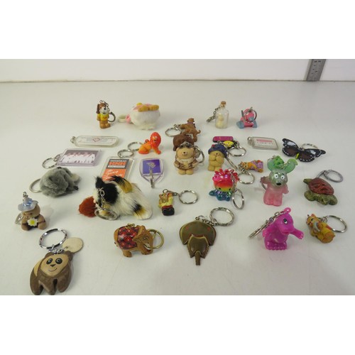 117 - Thirty various keyrings