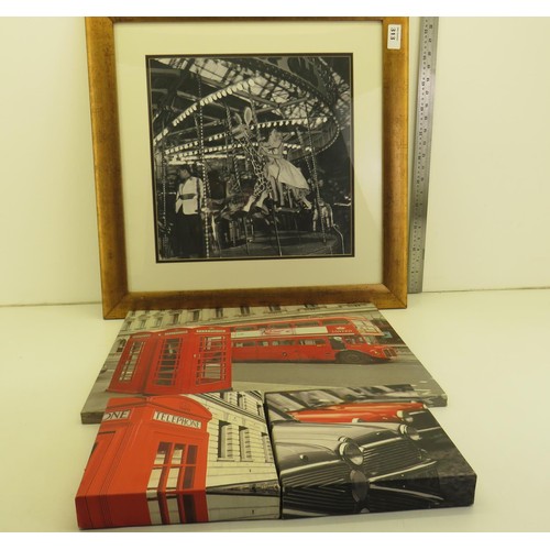 313 - Four piece london canvas set