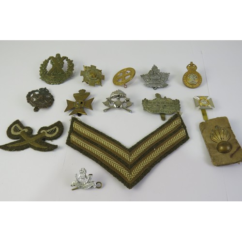 194 - Fourteen military badges