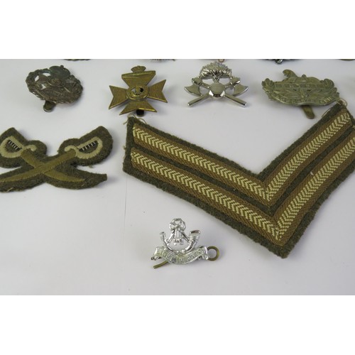 194 - Fourteen military badges