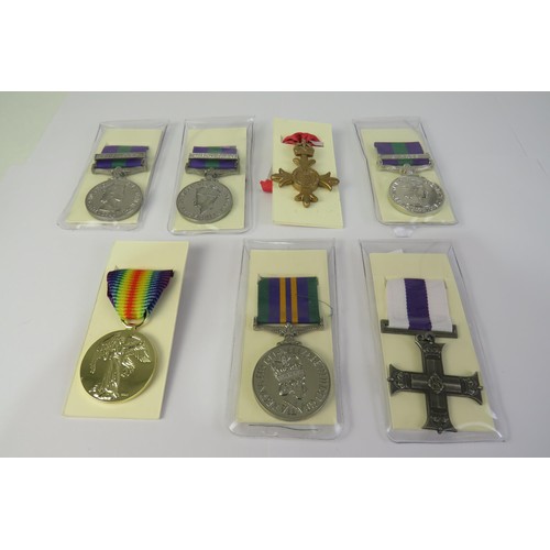 192 - Seven reproduction military medals