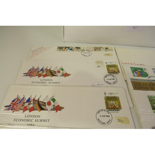 101 - Box of Loose first day covers