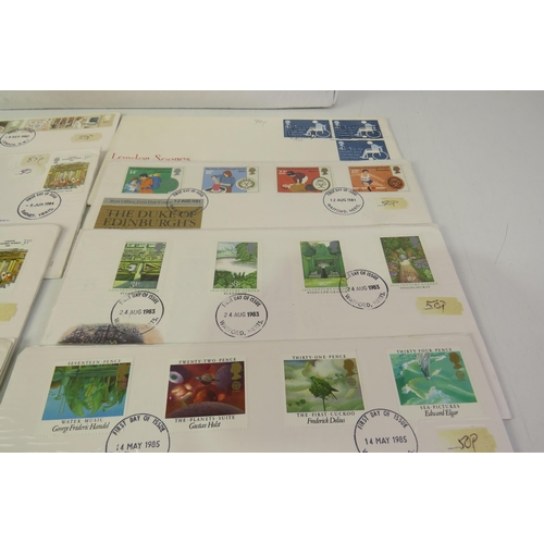 101 - Box of Loose first day covers