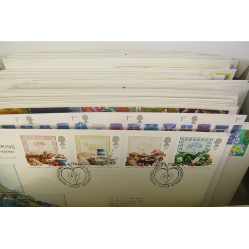 101 - Box of Loose first day covers