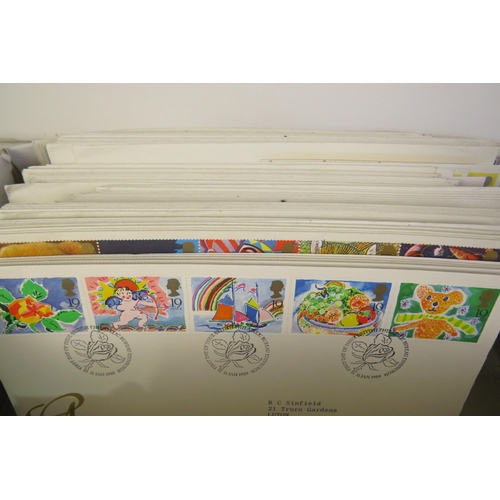 101 - Box of Loose first day covers