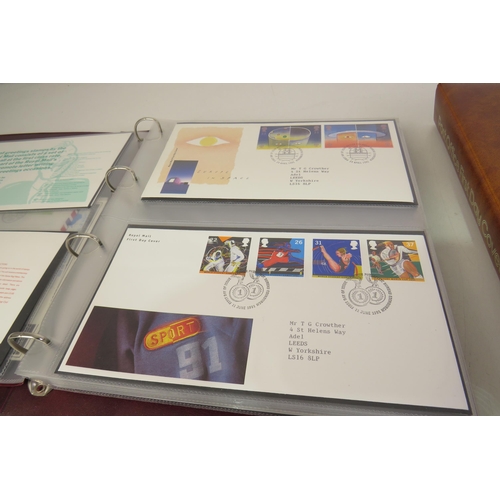 104 - Three albums of first day covers