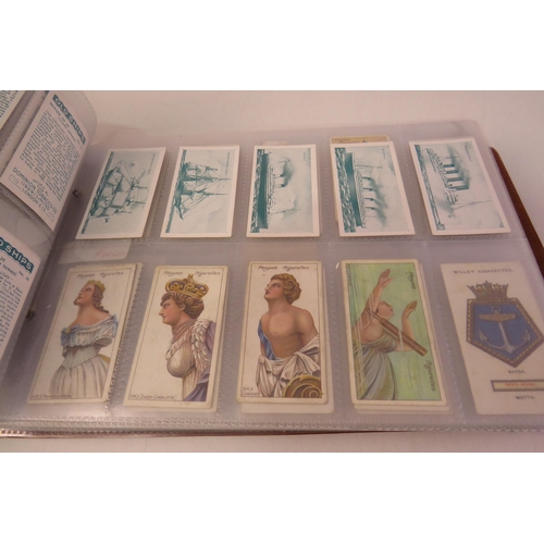 106 - Album of cigarette cards, aircraft, naval etc