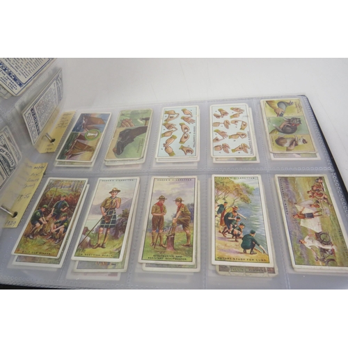 108 - Two albums of cigarette cards