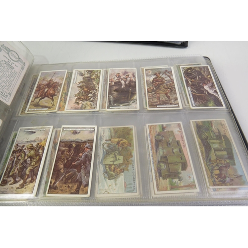 108 - Two albums of cigarette cards