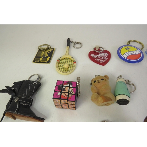 112 - Thirty novelty keyrings