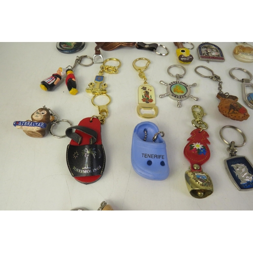 114 - Thirty novelty keyrings