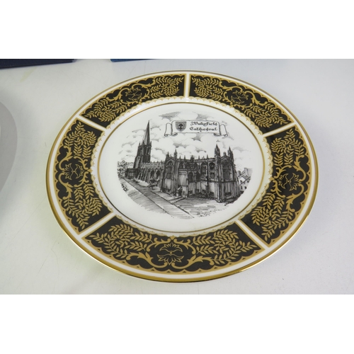 56 - Two collectable wakefield plates