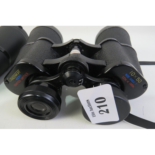 210 - Three pairs of binoculars