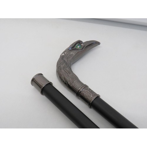 174 - Two Piece Travelling Walking Stick with Eagle Head Handle