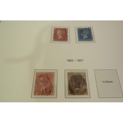 24 - Queen victoria stamp collection - in blue folder