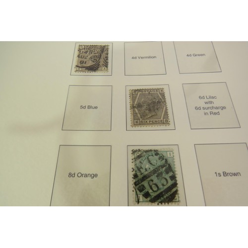 24 - Queen victoria stamp collection - in blue folder