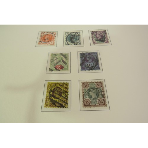 24 - Queen victoria stamp collection - in blue folder