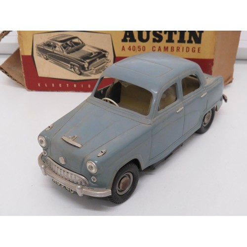 78 - 1954 Victory Industries Models Electric Austin A40/50 Cambridge  1/18 scale with original box.