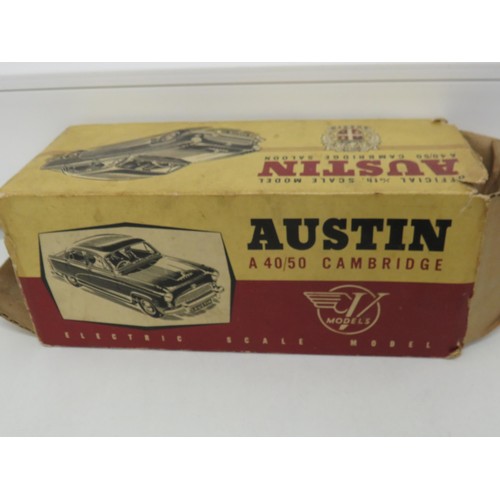 78 - 1954 Victory Industries Models Electric Austin A40/50 Cambridge  1/18 scale with original box.