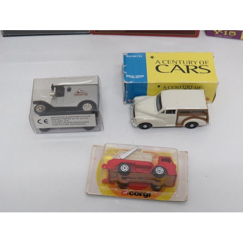 80 - Collection of boxed diecast cars, vans and Motorcycles.