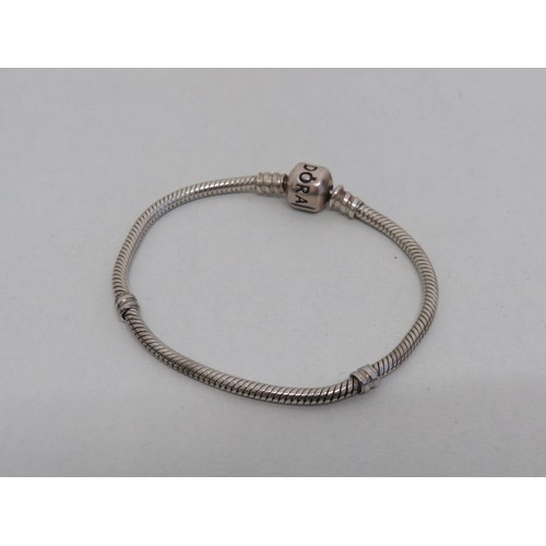 7 - Pandora sterling silver charm bracelet