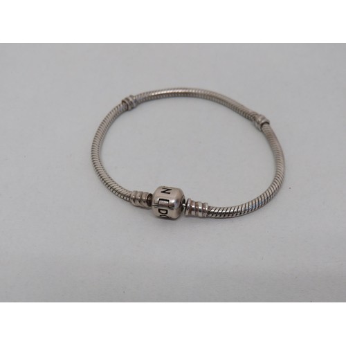 7 - Pandora sterling silver charm bracelet