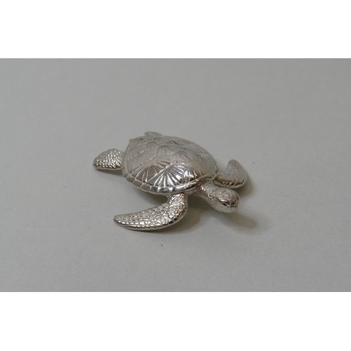 25 - Sterling Silver Turtle Sculpture