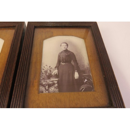 114 - Pair of victorian framed photos