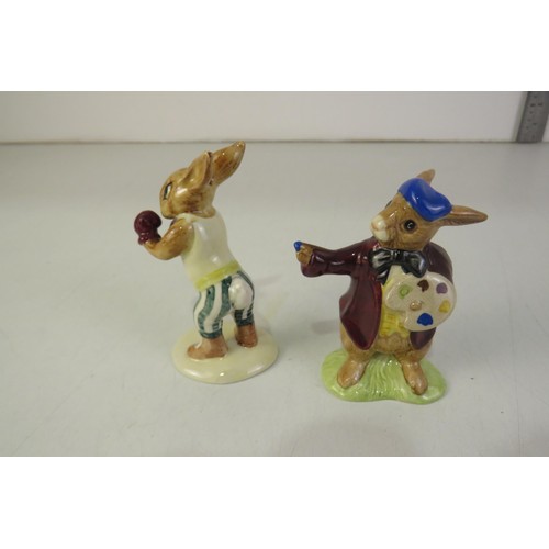 122 - Two doulton bunnykins firsts