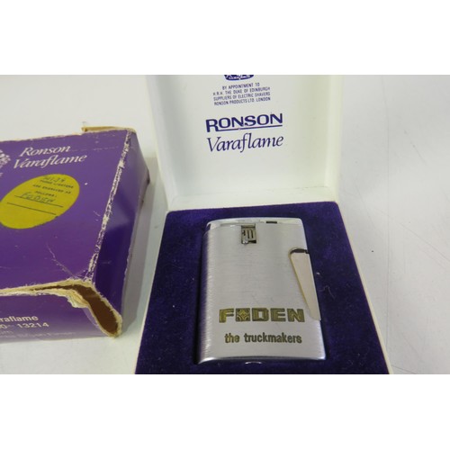 130 - Boxed ronson foden trucks lighter