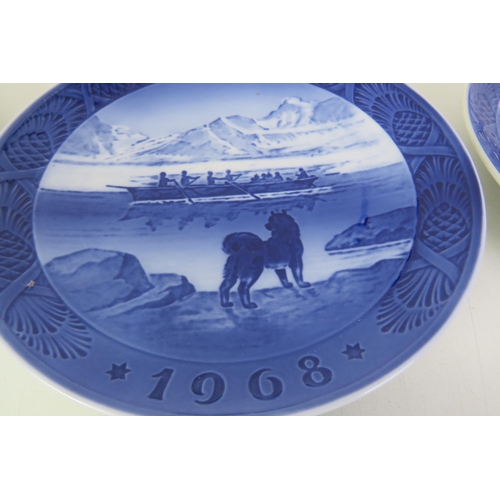 23 - Eleven Royal Copenhagen - christmas plates 1950-1969