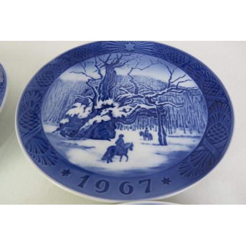 23 - Eleven Royal Copenhagen - christmas plates 1950-1969