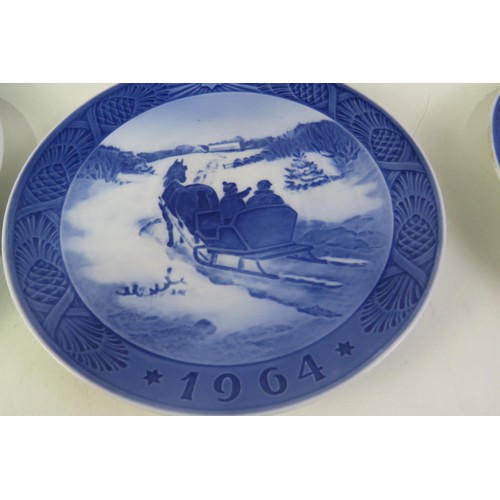 23 - Eleven Royal Copenhagen - christmas plates 1950-1969