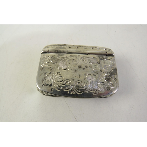 164 - James Furniss ltd vintage pewter snuff box