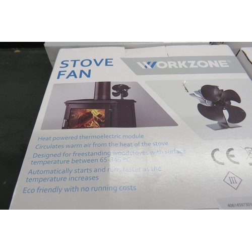 325 - Twelve new stove fans with heat powered thermoelectric module  (no running costs)