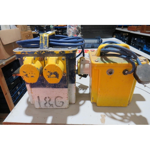 332 - Two 110volt transformers