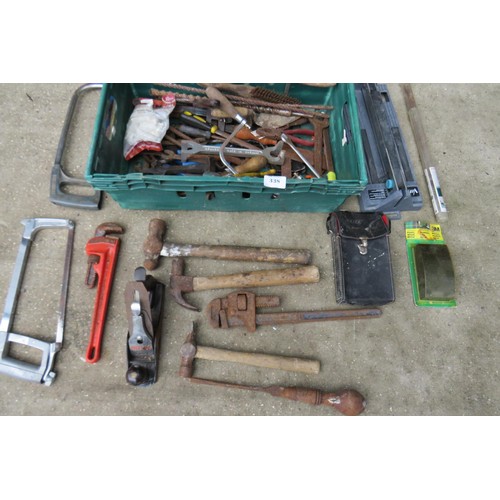 338 - Crate of mixed tools